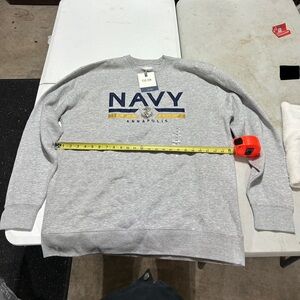 NWT US Navy Heavy Duty Big Cotton Pullover Sweater Men’s Size 2XL Navy Annapolis